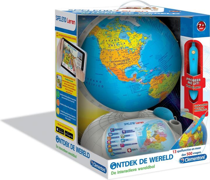 Image du produit Clementoni Apprendre en s'amusant - Découvrir le monde - Jeu de société interactif - Jeu éducatif - 7+ ans