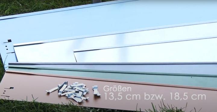 Produktbild Green Split Rasenkanten Metall 18.5 cm x 120 cm (120 cm)