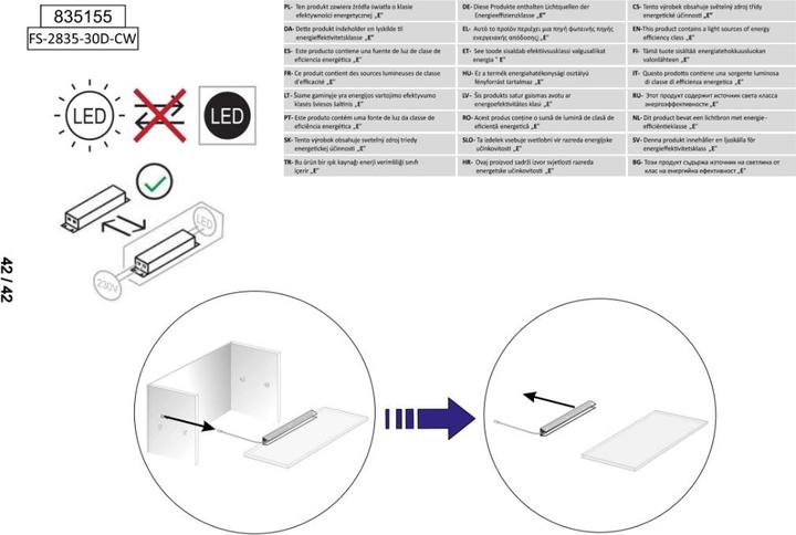 Produktbild Bega Consult Georgia (240 x 42 x 190 cm)