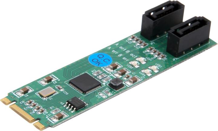 Exsys Carte 2 ports SATA3 -> M.2 NFGG RAID 0/1 - SATA 6 Go/s