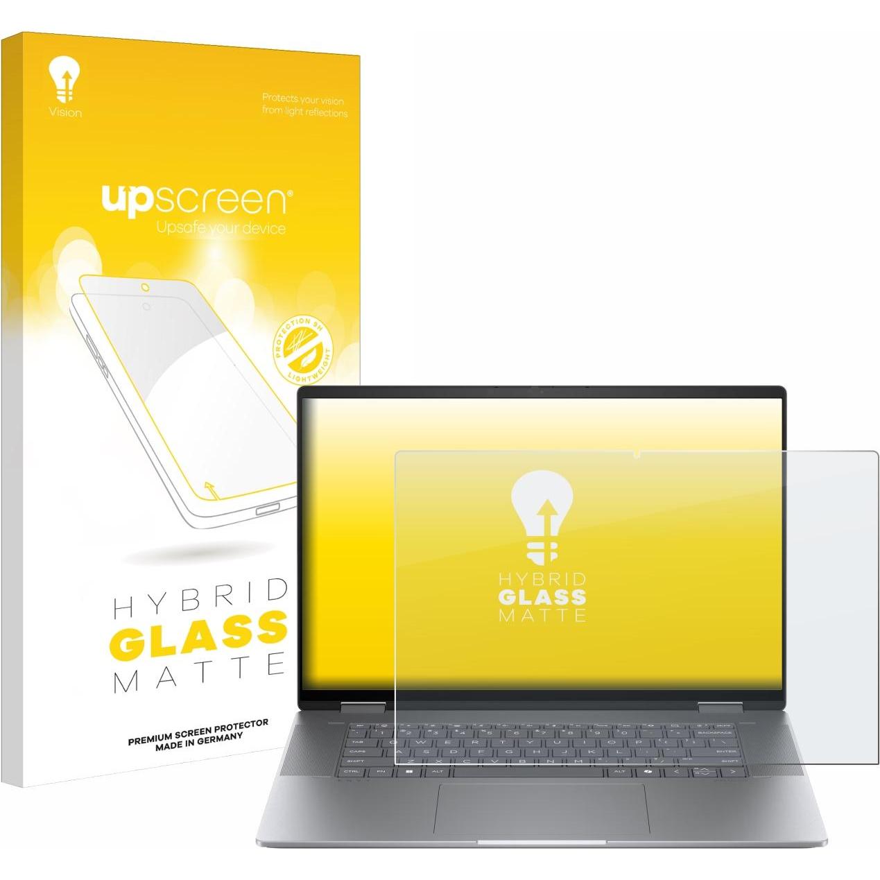 upscreen Reflection Shield Panzerglasfolie Matt (360"), Notebook Schutzfolie