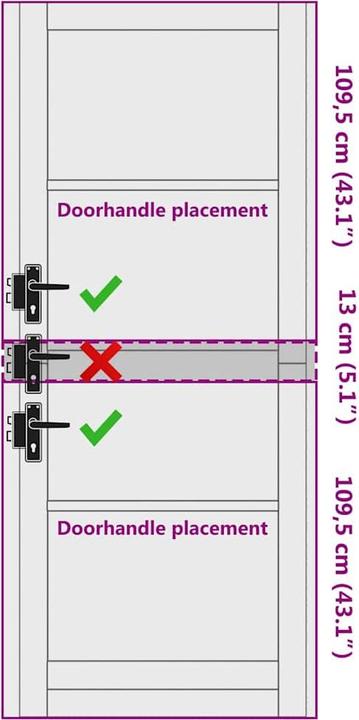 Actual product image vidaXL Solid pine doors