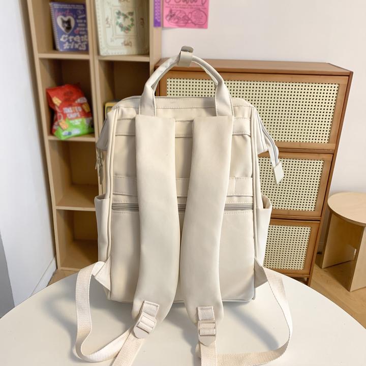 Immagine prodotto Only-Bags.Store Zaino tote estetico, borsa per l'università in stile preppy, zaino da viaggio leggero per computer
