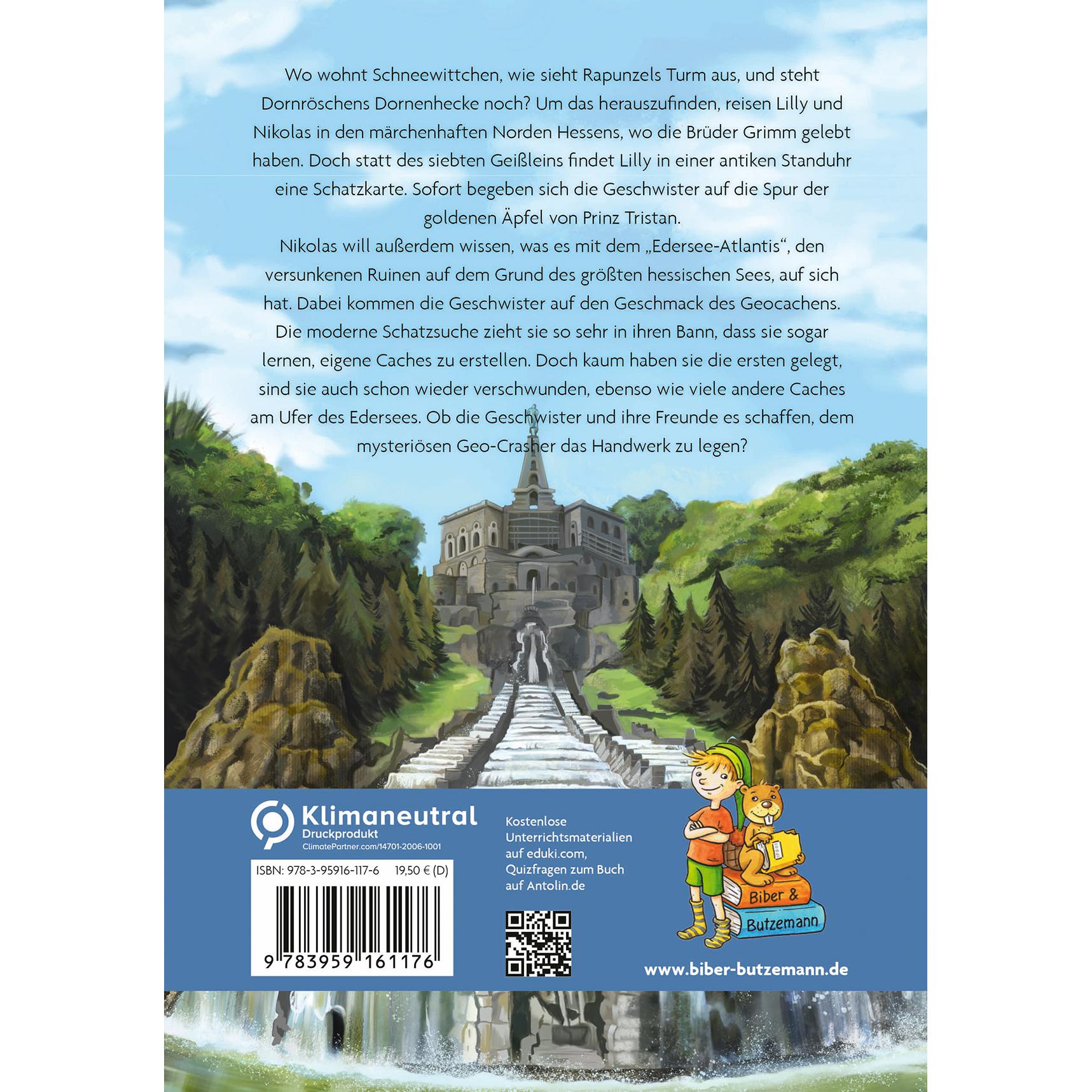 Thumbnail - Dem Geo-Chrasher auf der Spur - Lilly und Nikolas in Nordhessen, Kinderbücher von Aileen Graf, Andrea Nesseldreher