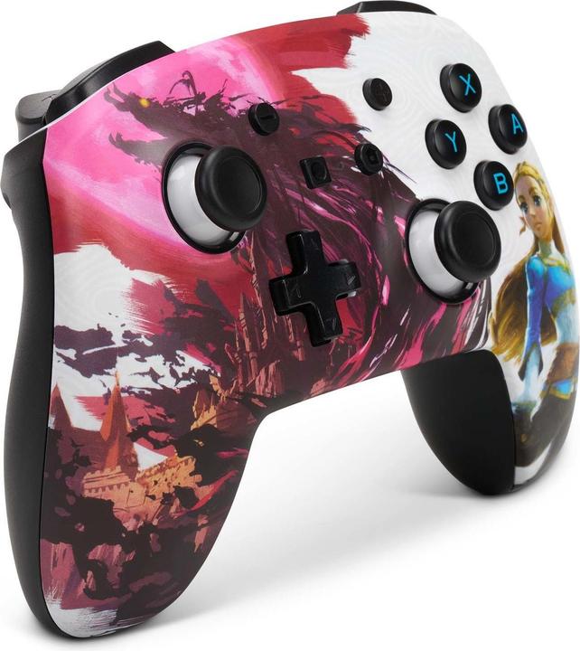 Actual product image PowerA Enhanced Wireless Switch Controller - Zelda Blood Moon (pink/white) (Switch, Switch Lite)