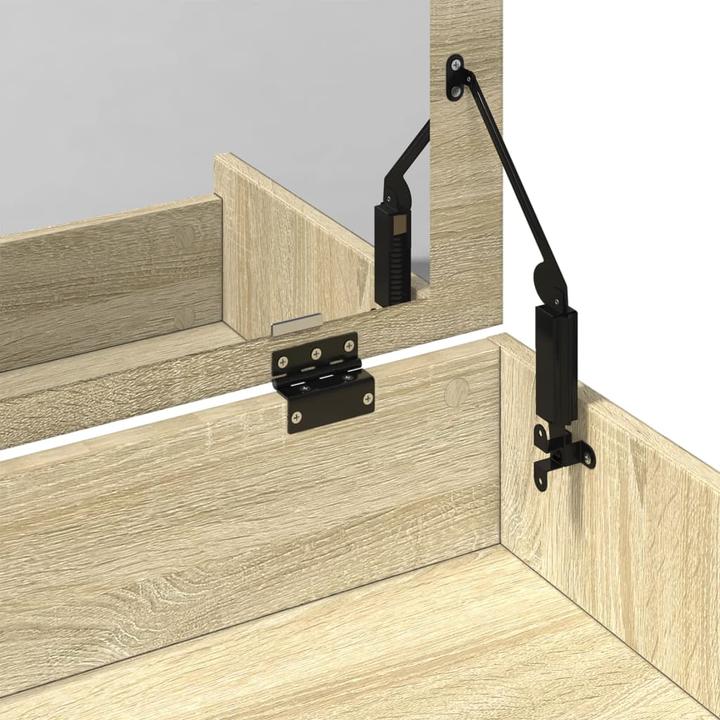 Image du produit vidaXL Coiffeuse avec tabouret 60 x 40 x 113,5 cm (60 x 40 x 75 cm)