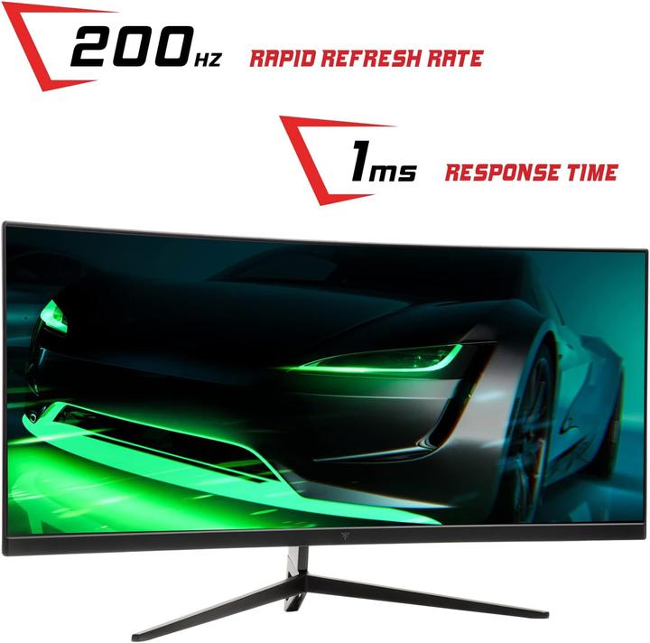 Actual product image Itek Ecran incurvé 30" (21:9) GGC UltraWide HD (Noir) 200Hz (2560 x 1080 pixels, 30")