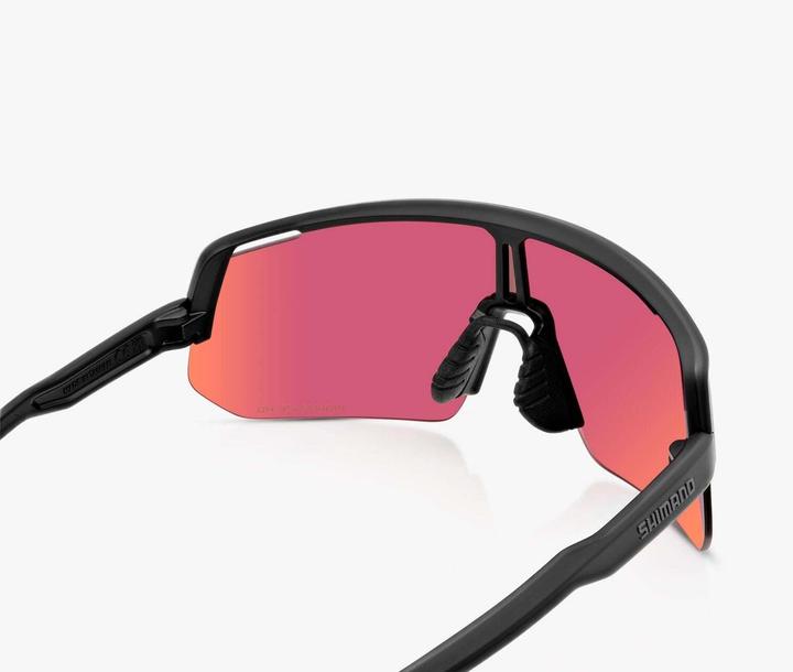 Produktbild Shimano Unisex Brille Technium L-RD (Matte Black, ridescape off-road, Orange, Red)