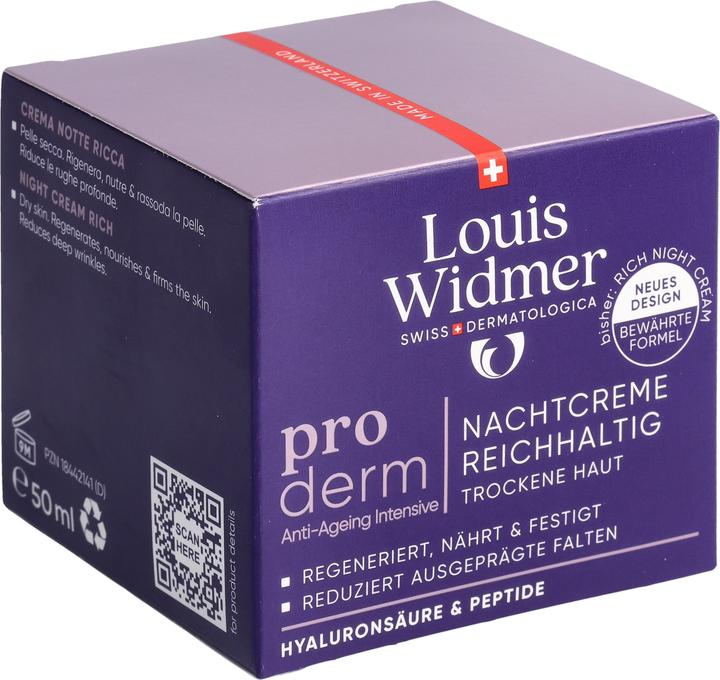 Image du produit Louis Widmer Proderm Nachtcr reichha parf 50ml (50 ml, Crème de nuit)