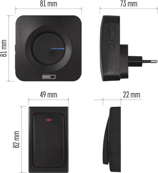 Image du produit Emos P5729B (Radio 433 MHz)
