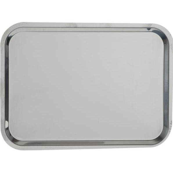 APS, Tablett, Tablett Edelstahl, ca. 39.5 x 28.3 cm