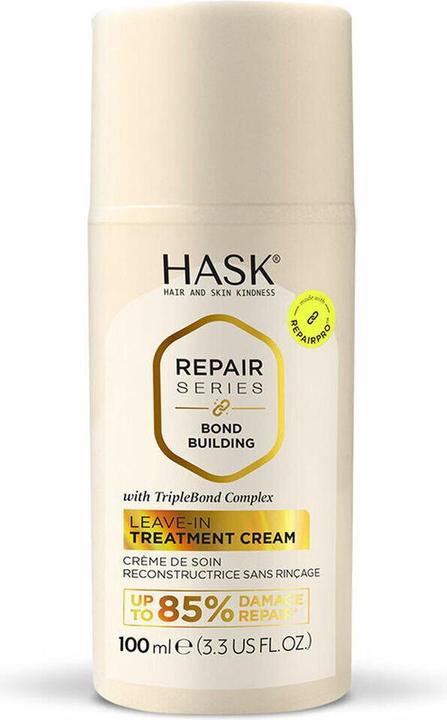 Image du produit Hask Crème de Traitement Sans Rinçage pour Reconstruction des Liens (100 ml)