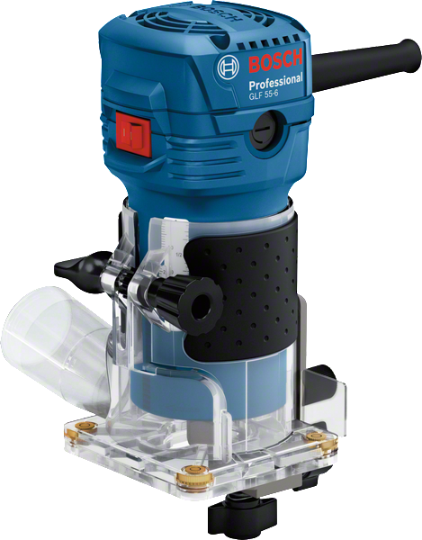 Productafbeelding Bosch Professional Bosch kantenfrees GLF 55-6 Professionele laminaatfrees 550W 230V 06016A0000