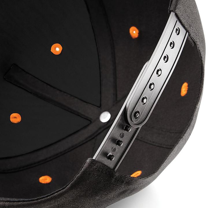 Actual product image Beechfield 5 panel contrast snapback cap (One size)