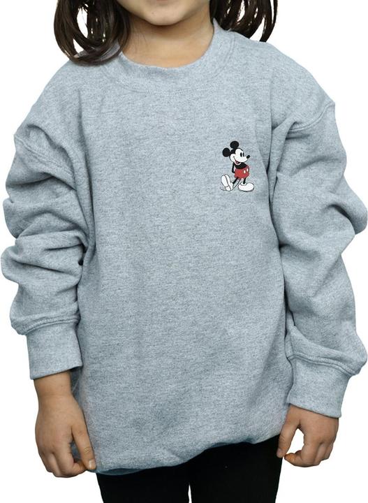 Produktbild Disney Mickey Mouse Kickin Retro Chest Sweatshirt Mädchen (128)