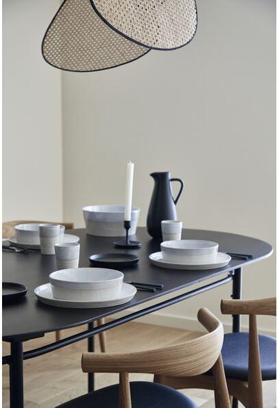 Actual product image Costa Nova Notos bowl, latitude black, capacity: 3.12 litres, ø: 248 mm (24.80 cm, 3.12 l, 1 x)