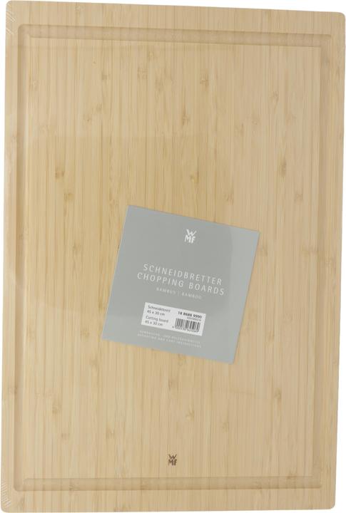 Actual product image WMF Natural bamboo chopping board large with juice groove - blade-friendly