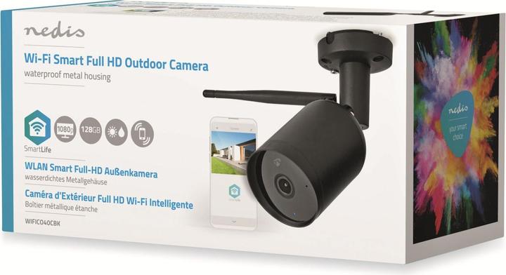 Immagine prodotto Nedis Telecamera IP intelligente WLAN WIFICO40CBK (1920 x 1080 Pixels)