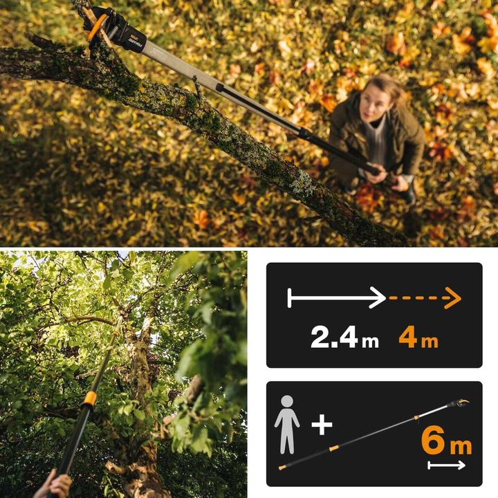 Produktbild Fiskars Teleskop-Schneidgiraffe mit Baumsäge