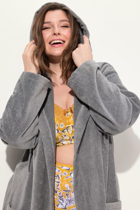 Actual product image Ulla Popken Terry Cloth Belted Bathrobe (56)