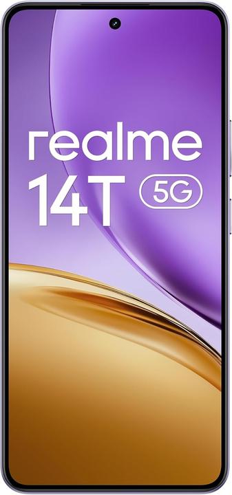 Immagine prodotto realme Smartphone 5G Dimensity 6300, batteria 5260 mAh, IP69, 50 MP, display 120 Hz (256 GB, Viola, 5G)