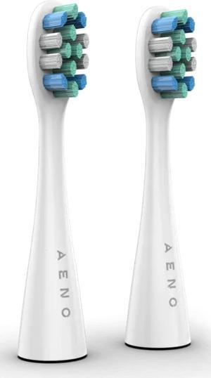 Produktbild Aeno Replacement heads ADBTH7-8 for Sonic brushes DB7/DB8, white, 2pcs, DuPont bristles (2 x)