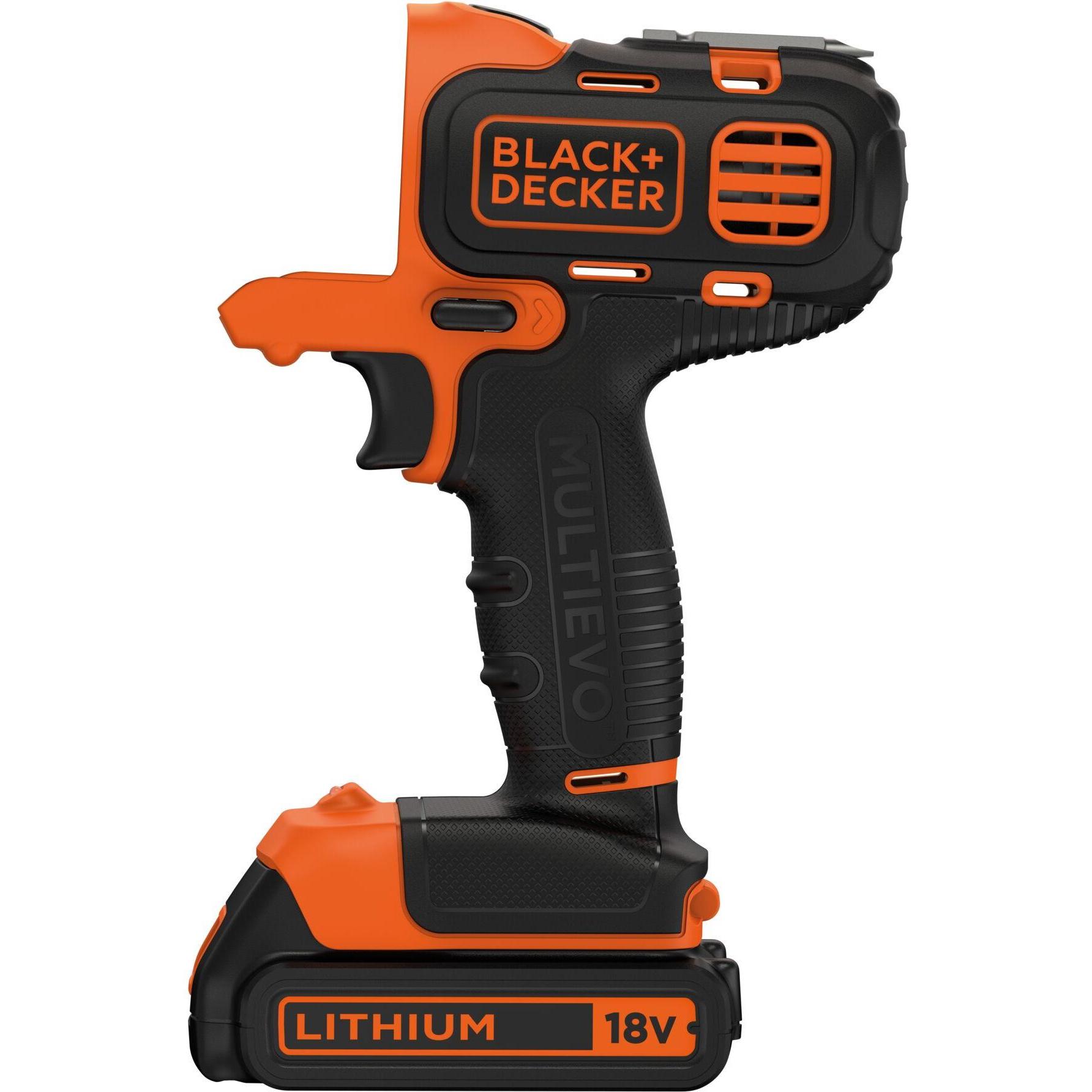 Thumbnail - Black & Decker, Bohrmaschine + Akkuschrauber, MultiEvo MT218K (Akkubetrieb)