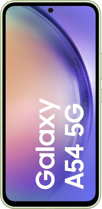 Productafbeelding Samsung Galaxy A54 5G (128 GB, Geweldige limoen, 6.40", Dubbele SIM, 50 Mpx, 5G)