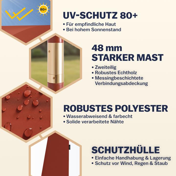 Immagine prodotto Kingsleeve Parasole (3.30 m)