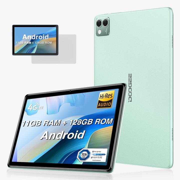 Actual product image Doogee T10S (Tablette 4G - 10.1", 128 Go, 6 Go RAM) Vert (4G, 10.10", 128 GB, Green)