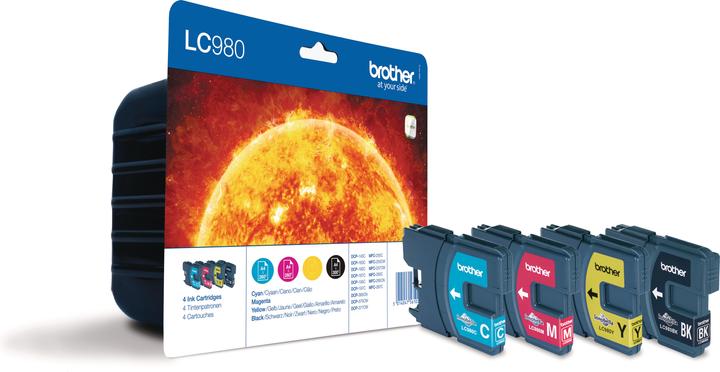 Actual product image Brother LC-980 Value Pack (M, C, Y, FC)