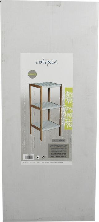 Image du produit MSV ETAGERE 3 NIVEAUX BAMBOU ET MDF 34X33X79 (33 x 34 x 79 cm)