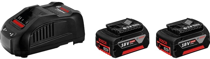 Productafbeelding Bosch Professional Lader GAL 1880 CV Set incl. 2x 5Ah oplaadbare batterij (18 V)