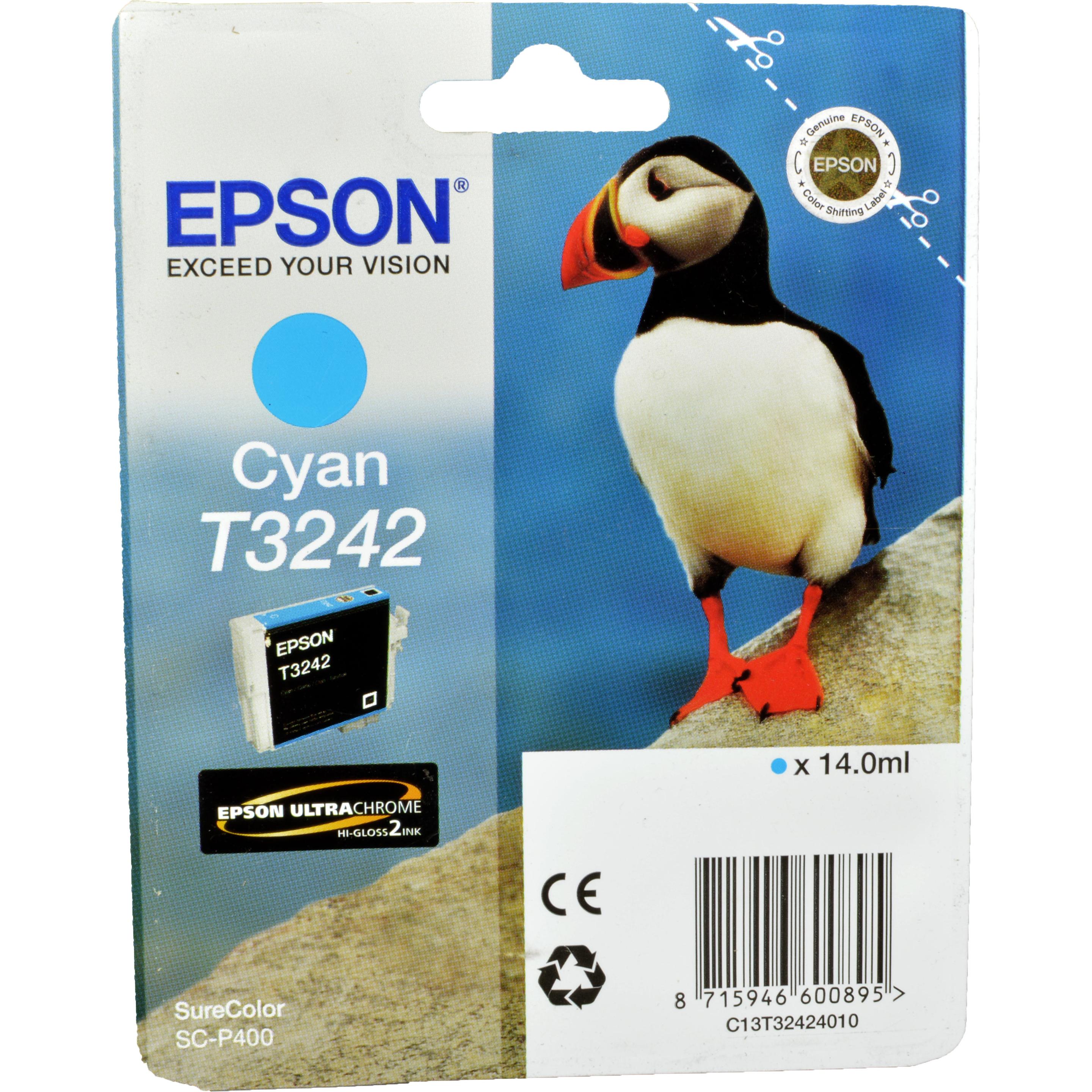 Epson, Druckerpatrone, T3242 Ultra Chrome (C)