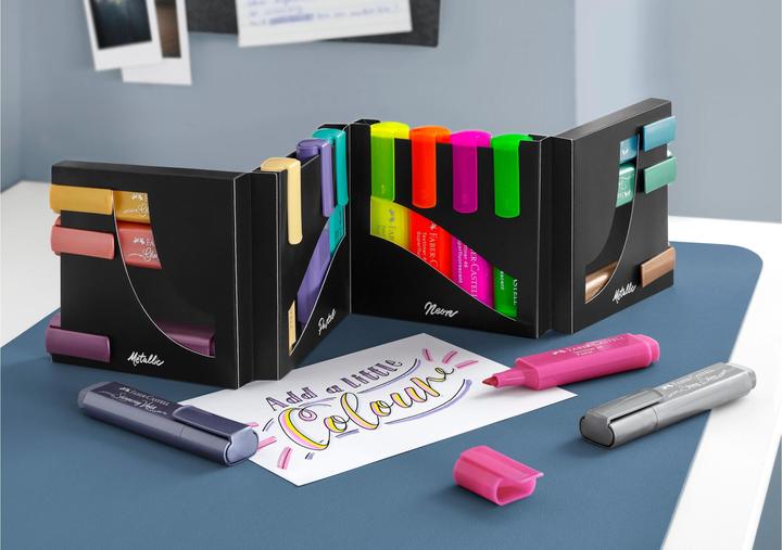 Actual product image Faber-Castell Marqueur 46 Desktop Set (Multicoloured, 5 mm, 16 x)