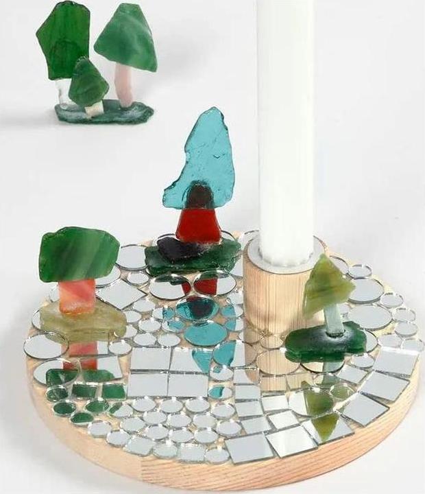 Produktbild Creativ Company Holzartikel Kerzenhalter Ø 16 cm 1 Stück