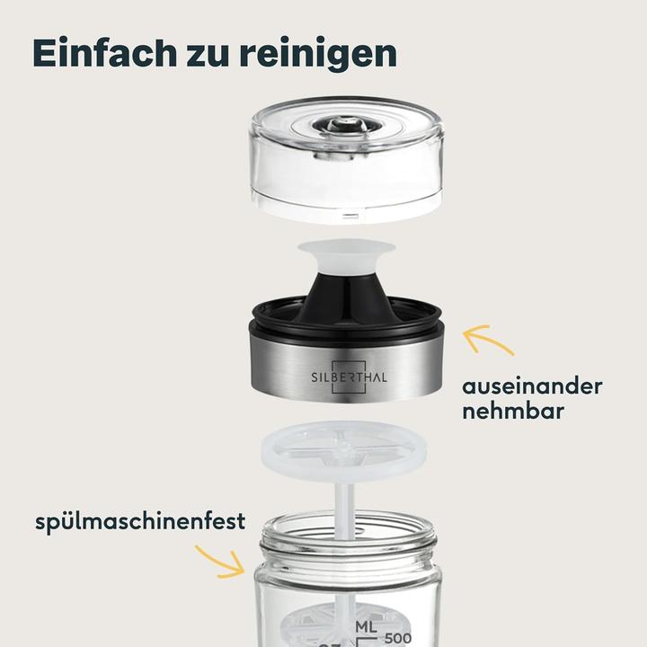 Actual product image Silberthal Dressing-Shaker mit Mischeinsatz (500 ml)