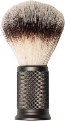 Depot Vintage Artificial Fiber Face Shaving Brush - Anthracite Metal (Shaving brush)
