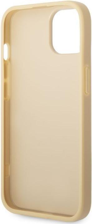 Productafbeelding Guess GUHCP14SHGGSHD iPhone 14 6.1" złoty/goud hard case Glitter Script (Apple iPhone 14)