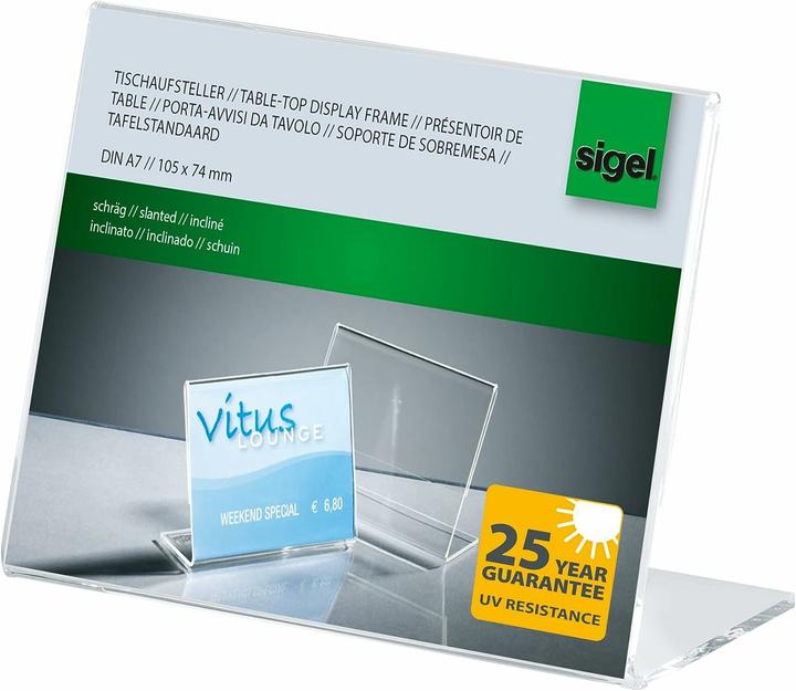 Produktbild Sigel Info-Steller einseitig (A7)