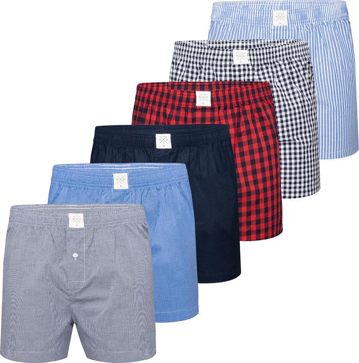 Marine, Blue, Red