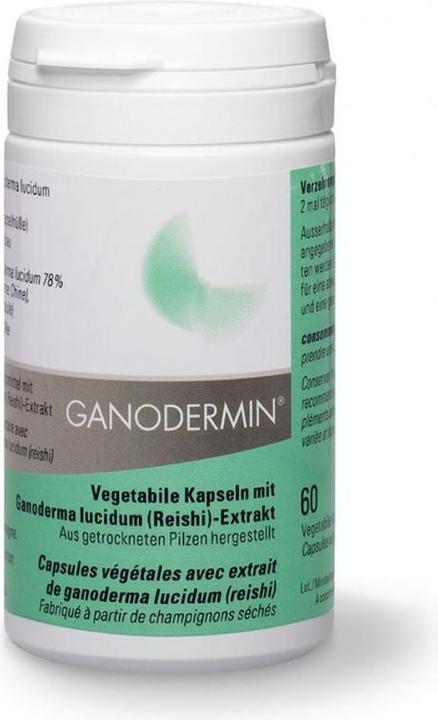 Actual product image Ganodermin Vital mushroom extract capsule (60 Piece, Capsules, 42 g)