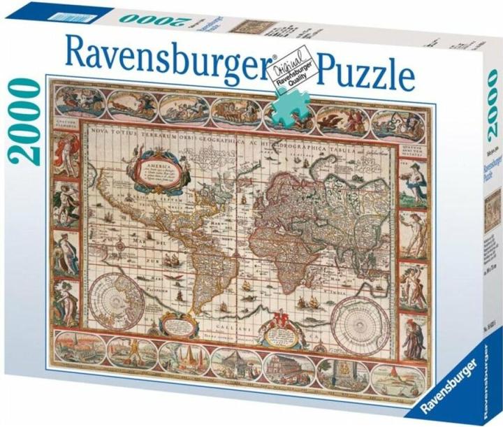 Actual product image Ravensburger 16633 - - Mappamondo 1650 - 2000 pz - Puzzle per Adulti (2000 pieces)