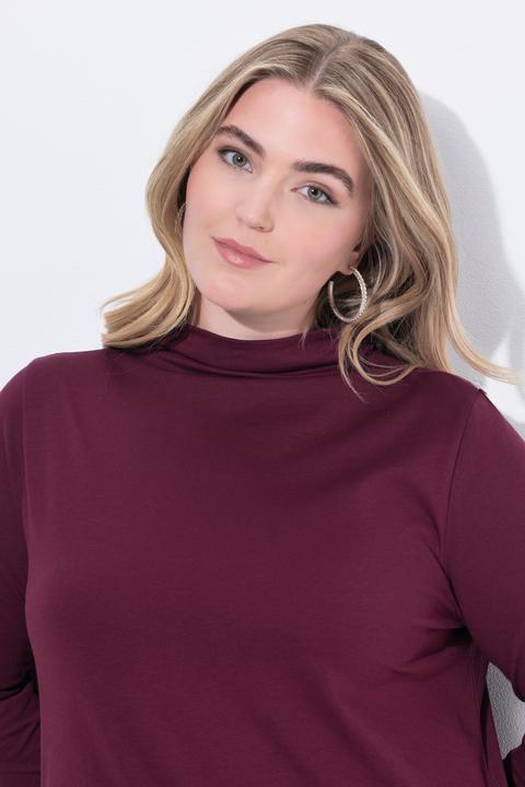 Produktbild Ulla Popken Longshirt, A-Linie, Stehkragen, Langarm, Taschen (54)
