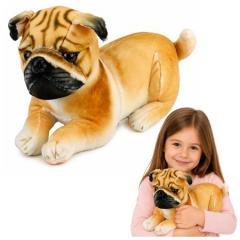 Produktbild Lean Toys Plüschmops 25 cm