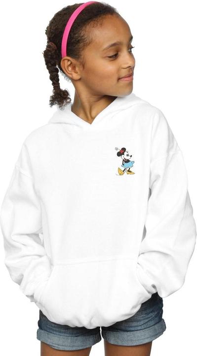 Immagine prodotto Disney Minnie Mouse Kick Chest Felpa con Cappuccio Ragazze (140, 146)