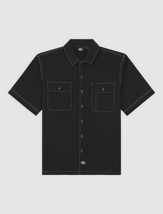 Dickies Riverbend Work Shirt Black (S, M, L, XL)