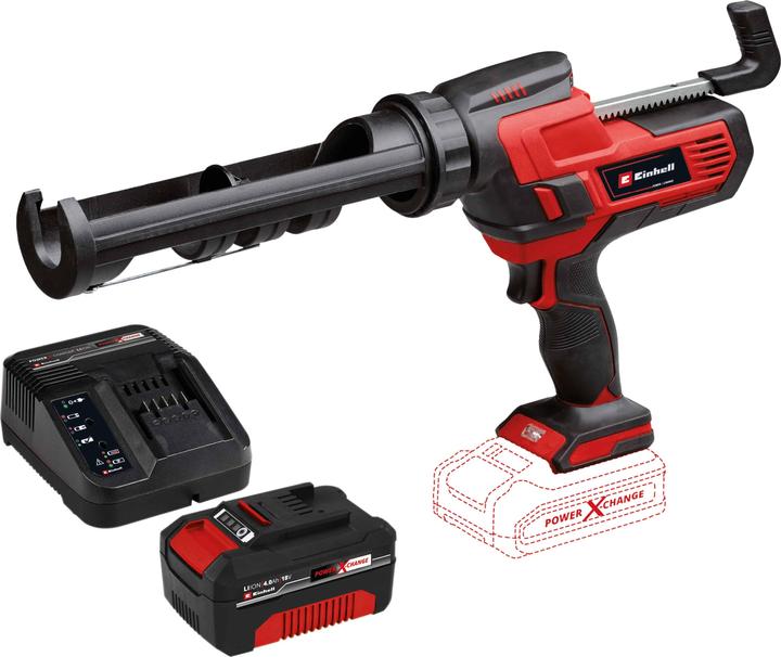 Actual product image Einhell Cordless cartridge gun TE-SG 18/10 Li Kit (1x 4.0 Ah)