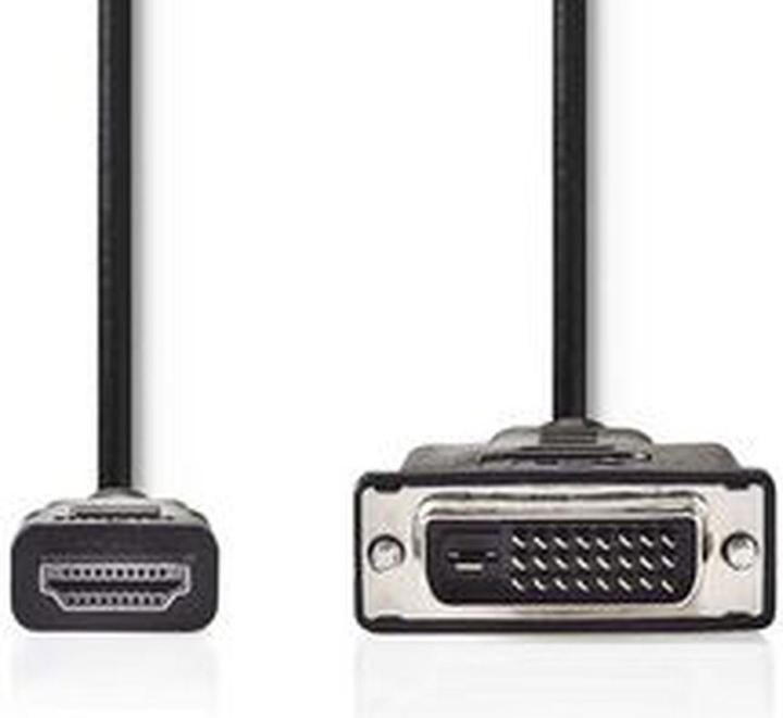 Actual product image Nedis Cable HDMI-DVI connector HDMI I - DVI-D connector 24+1 P (3 m)