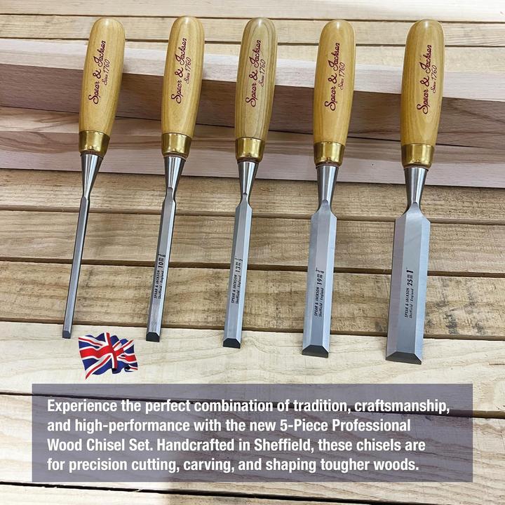Actual product image Spear & Jackson Professional Wood Chisel Set